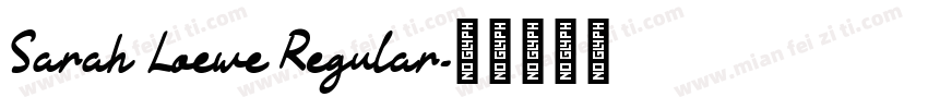 Sarah Loewe Regular字体转换